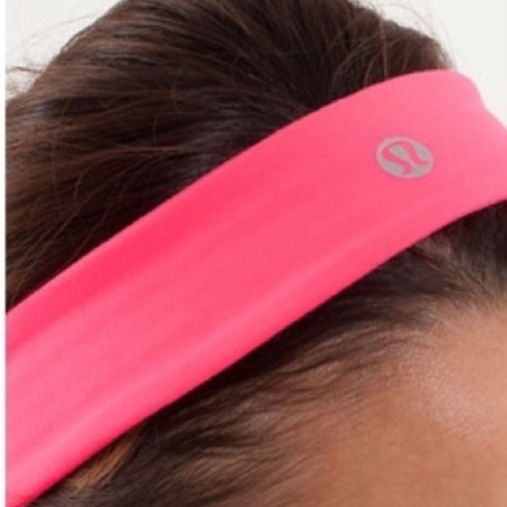 Pink Lulu Lemon Headband